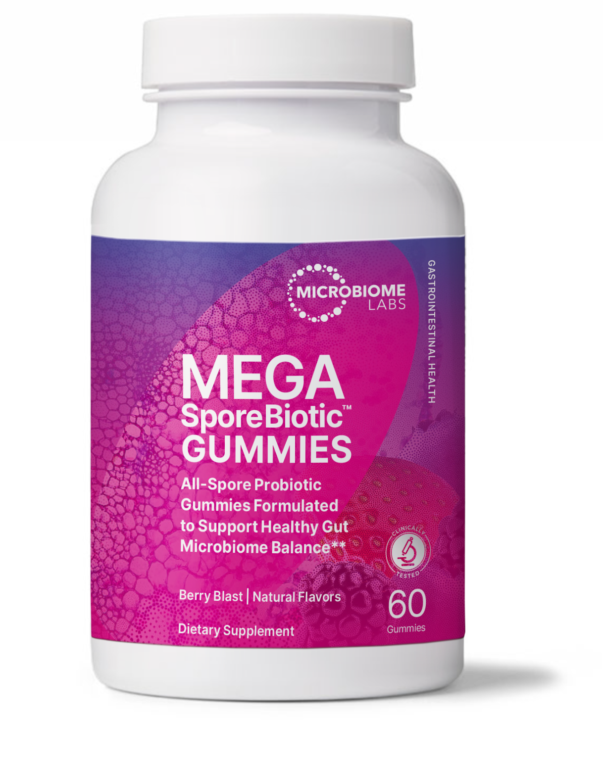 MegaSporeBiotic 60 gummies Microbiome Labs
