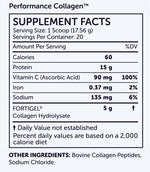 Performance Collagen™ 351.2g (12.4 oz) nuBioAge - Nutrigeek