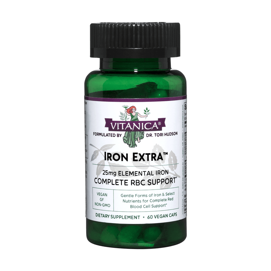 Iron Extra™ 60 capsules Vitanica - Nutrigeek