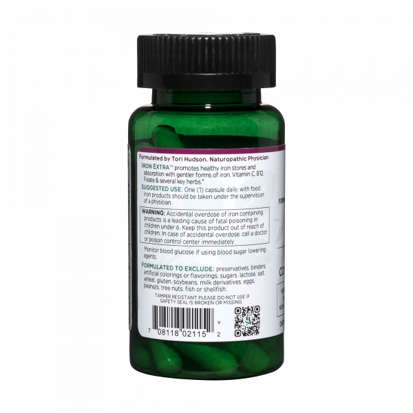 Iron Extra™ 60 capsules Vitanica - Nutrigeek