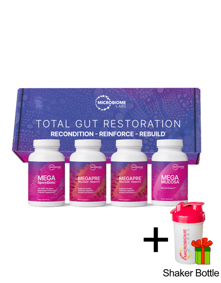 Total Gut Restoration Kit 1 (Capsules) Microbiome Labs - Nutrigeek
