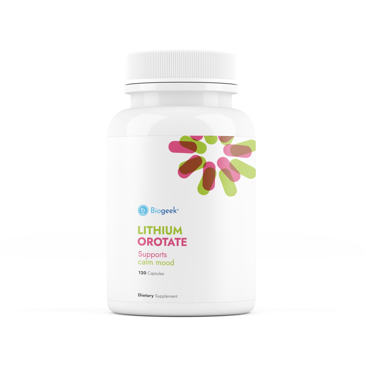 Lithium Orotate 120 capsules Biogeek