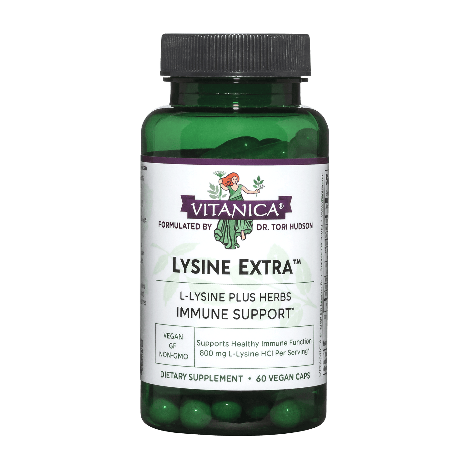 Lysine Extra™ 60 capsules Vitanica - Nutrigeek