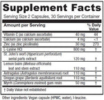 Lysine Extra™ 60 capsules Vitanica - Nutrigeek