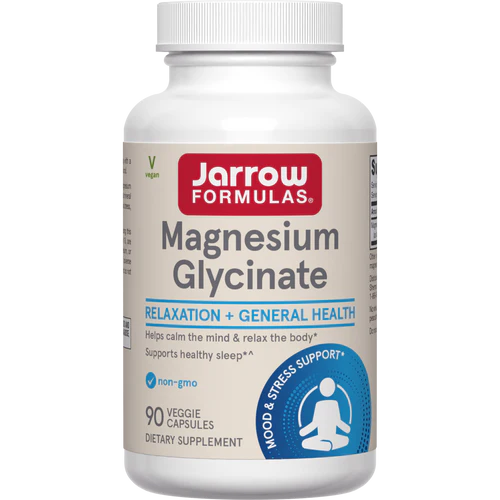 Magnesium Glycinate 360 mg 90 Veggie Capsules Jarrow Formulas