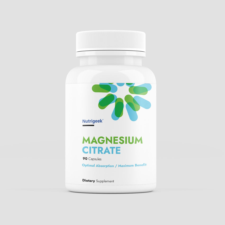 Magnesium Citrate 90 Capsules Nutrigeek