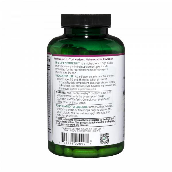 Mid-Life Symmetry™ 180 capsules Vitanica - Nutrigeek