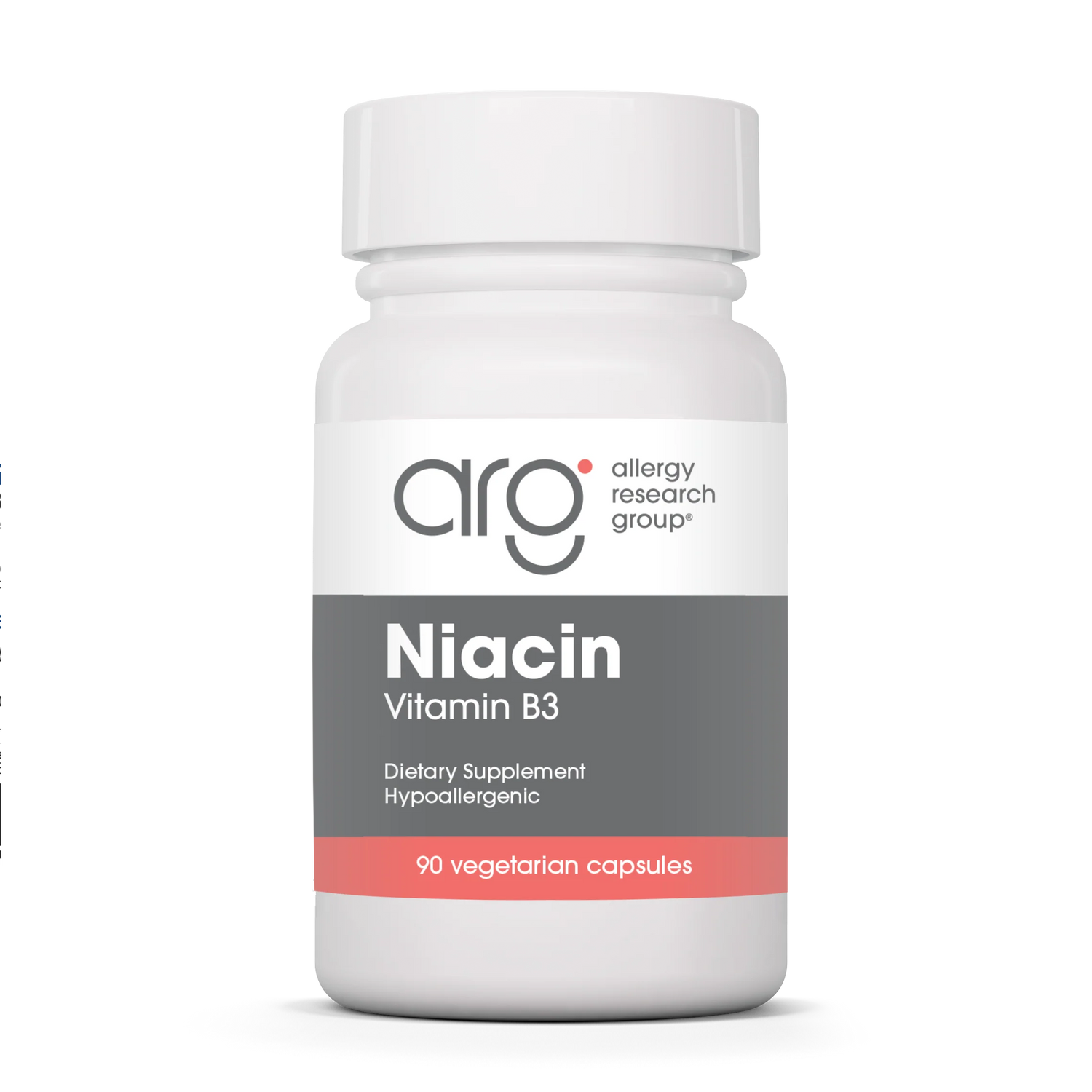 Niacin Vitamin B3 90 capsules Allergy Research Group