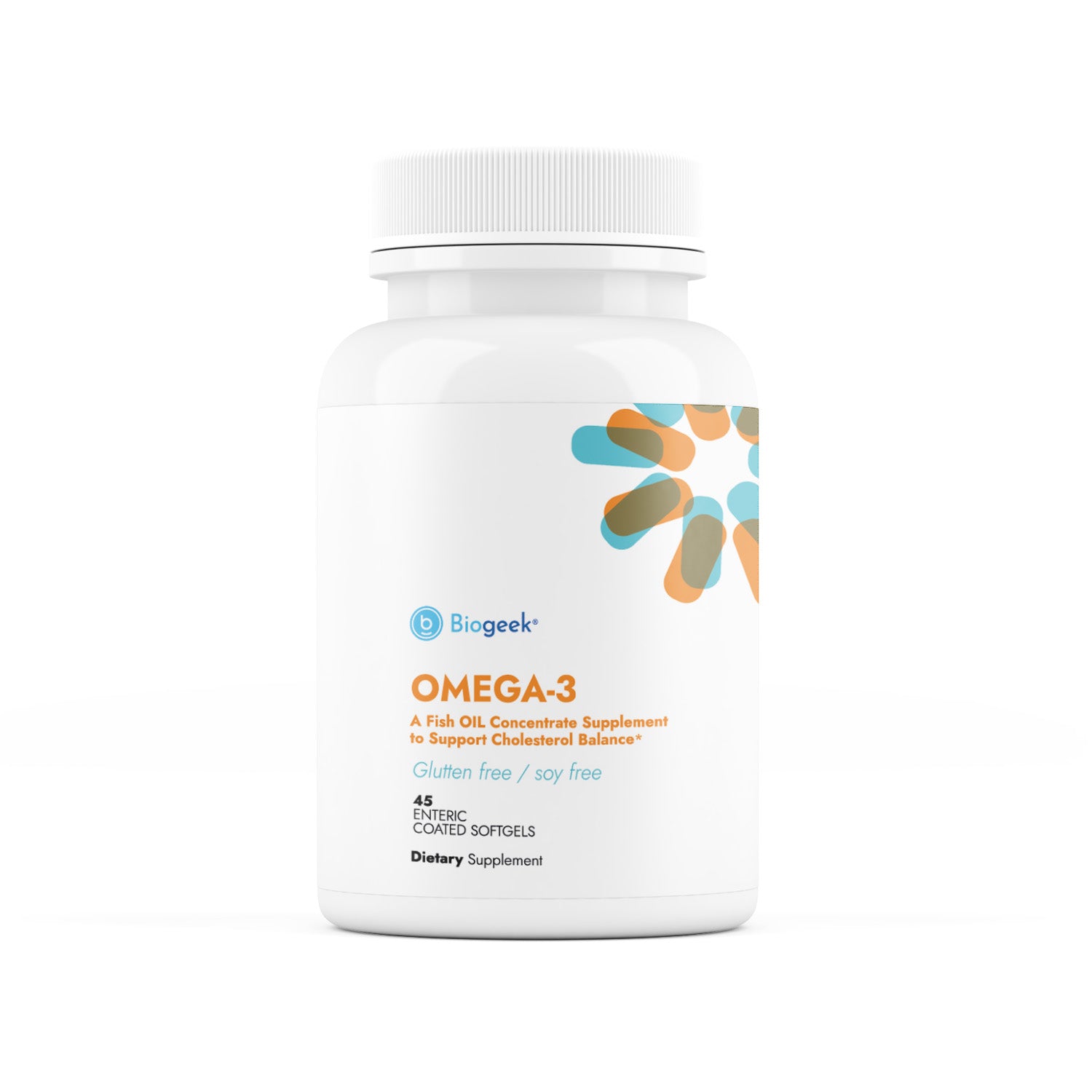 Omega-3 Enteric-Coated Softgels (1000 mg) Biogeek