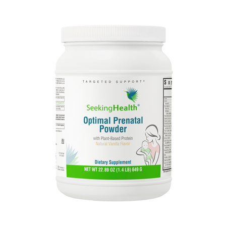 Optimal Prenatal Powder Vanilla 649g Seeking Health - Nutrigeek