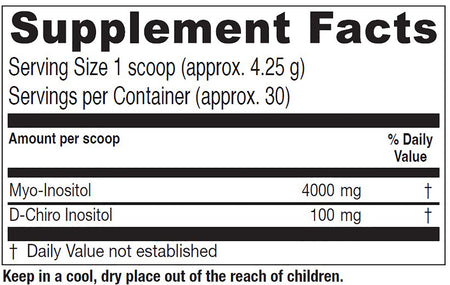 Optinositol® powder 4.4 oz. (123g) Vitanica - Nutrigeek