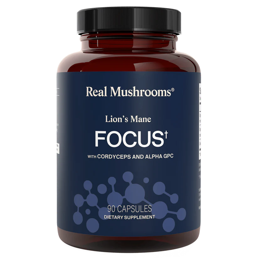 Lion's Mane Focus 90 capsules Real Mushrooms