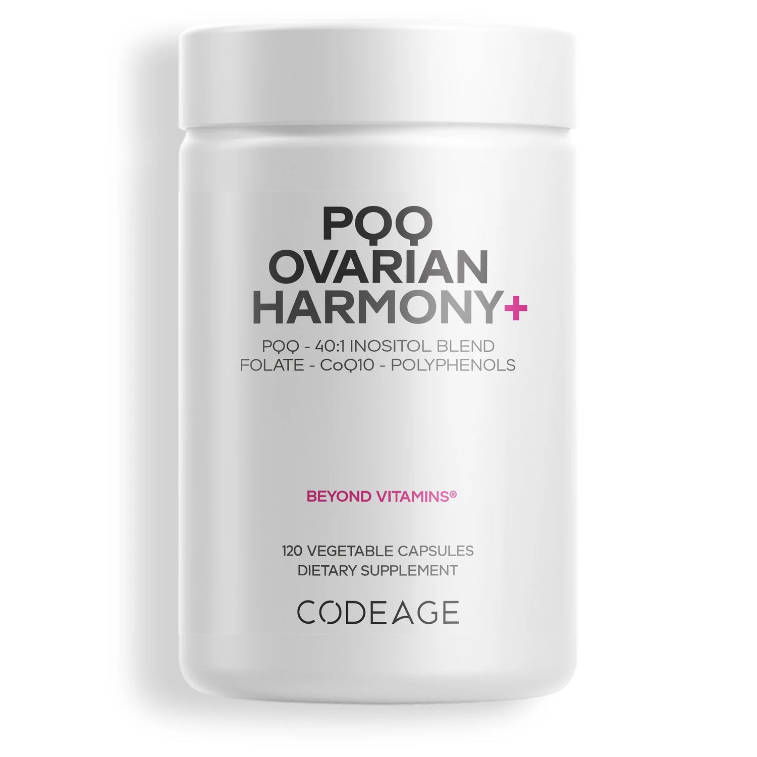 PQQ Ovarian Harmony+ 120 capsules CodeAge