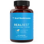RealRest - Reishi, Valerian and Lemon Balm  60 Capsules Real Mushrooms - Nutrigeek