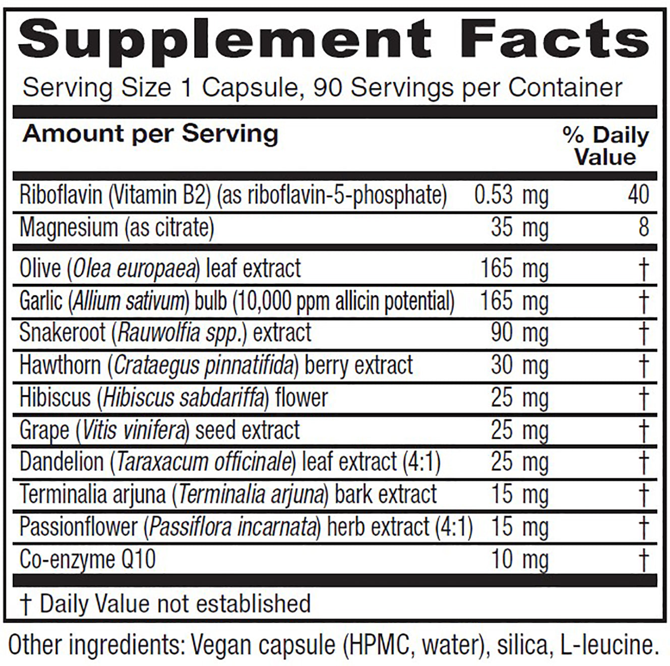 Rauwolfia Extra™ 90 capsules Vitanica - Nutrigeek