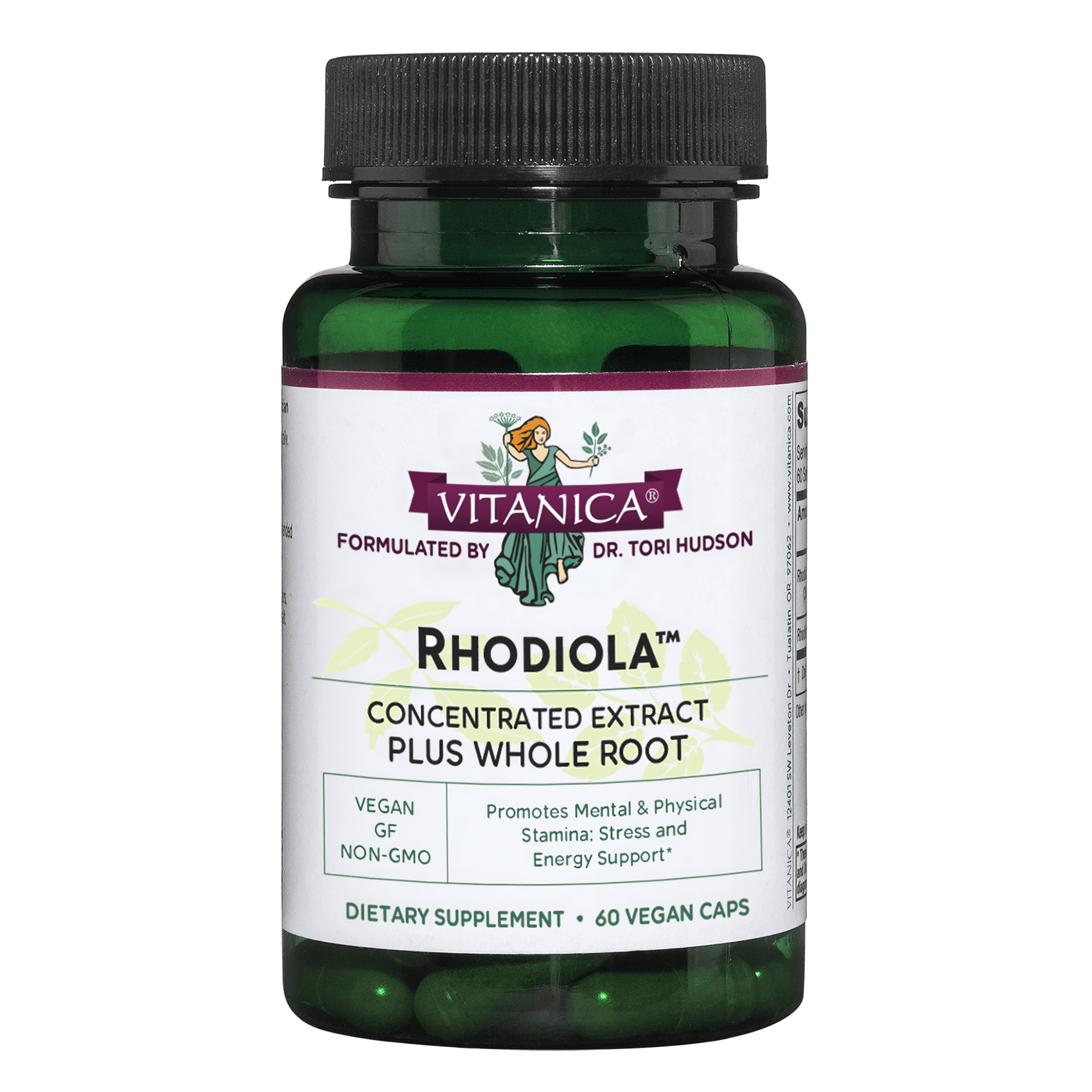 Rhodiola 60 capsules Vitanica - Nutrigeek