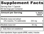 Rhodiola 60 capsules Vitanica - Nutrigeek