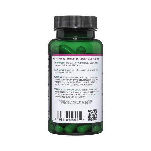 ThyroFem™ 60 capsules Vitanica - Nutrigeek