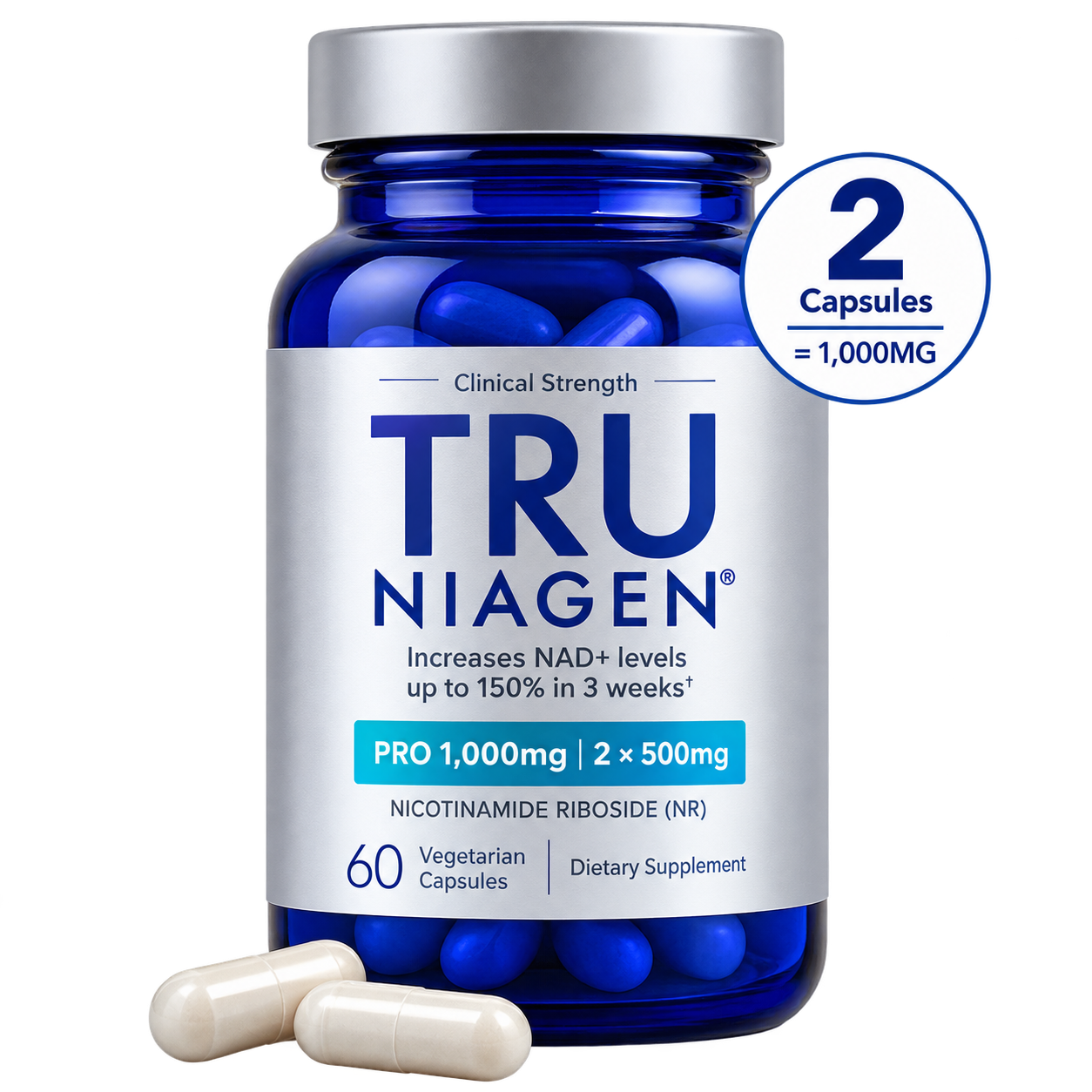 Tru Niagen® Pro 1000 mg 60 capsules Niagen Bioscience