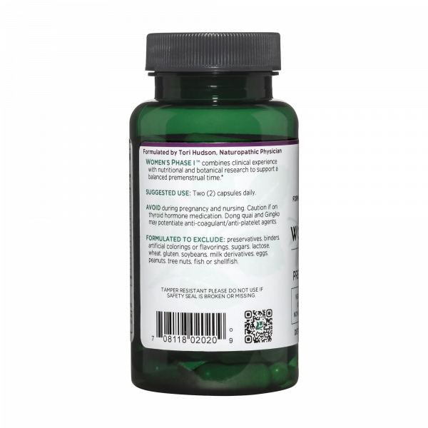 Women’s Phase I™ 60 capsules Vitanica - Nutrigeek