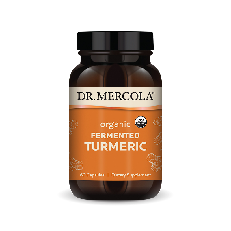 Organic Fermented Turmeric Capsules Dr.Mercola