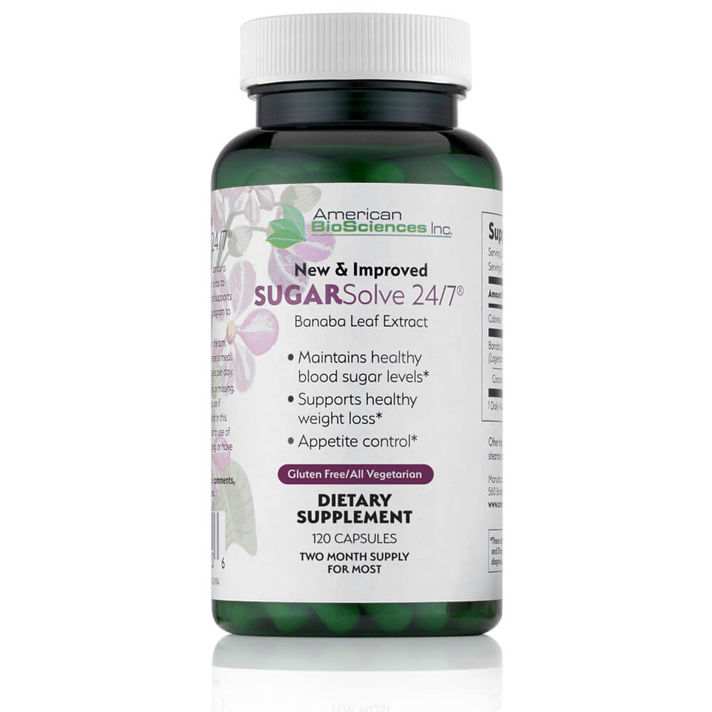 SUGARSolve 24/7® 120 capsules American BioSciences
