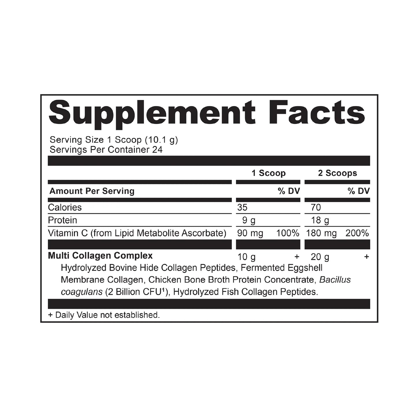 Multi Collagen Protein 24 Serving Ancient Nutrition - Nutrigeek