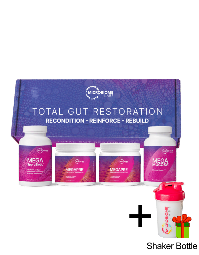 Total Gut Restoration Kit 4 (MP Powder MM Caps) Microbiome Labs - Nutrigeek