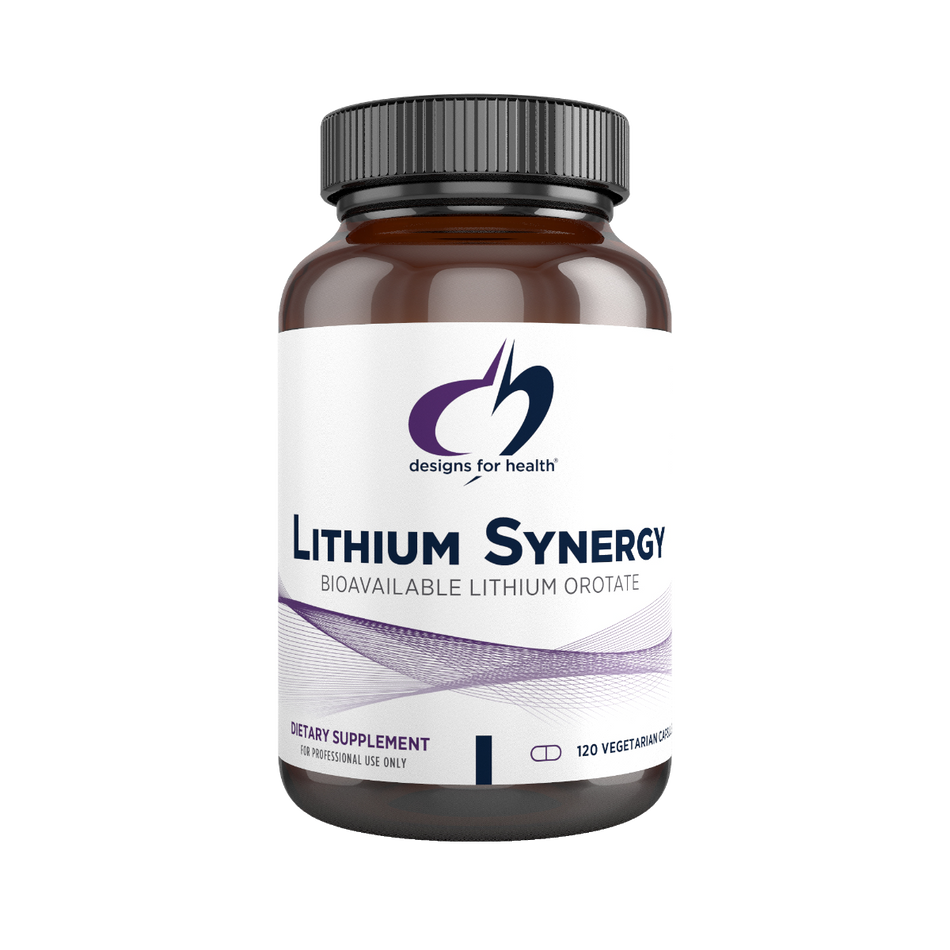 Lithium Synergy 120 capsules Designs for Health