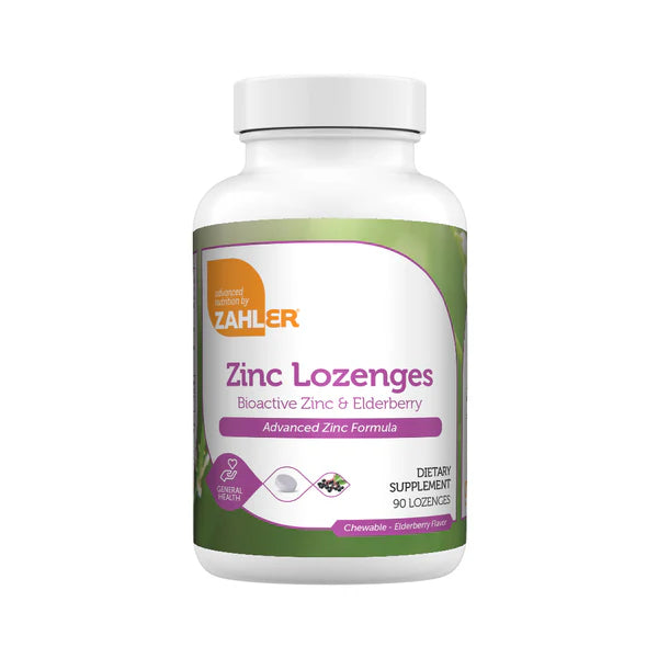 Zinc 25 mg + Elderberry 90 lozenges Zahler