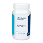 Borage Oil 1000mg 100 Softgels Klaire Labs - Premium Vitamins & Supplements from Klair Labs - Just $36.99! Shop now at Nutrigeek