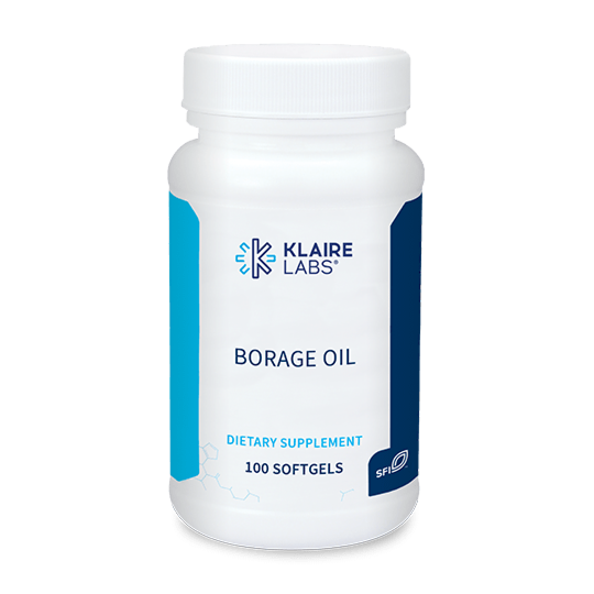 Borage Oil 1000mg 100 Softgels Klaire Labs - Premium Vitamins & Supplements from Klair Labs - Just $36.99! Shop now at Nutrigeek