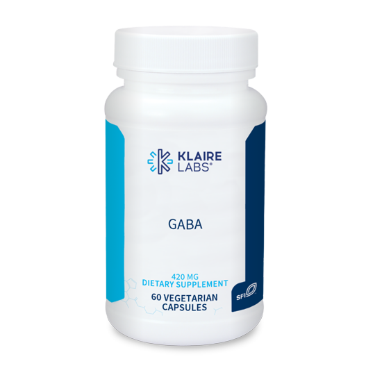 GABA 60 capsules Klaire Labs - Premium Vitamins & Supplements from Klair Labs - Just $14.99! Shop now at Nutrigeek
