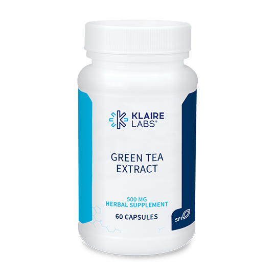 Green Tea Extract 500 mg 60 capsules Klaire Labs - Premium Vitamins & Supplements from Klair Labs - Just $31.99! Shop now at Nutrigeek
