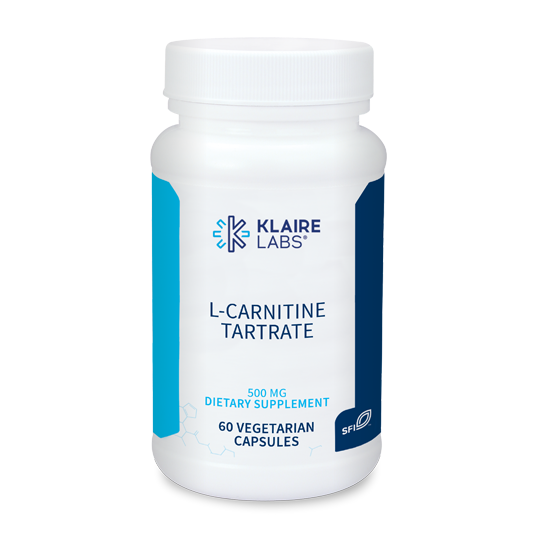 L-Carnitine Tartrate 60 capsules Klaire Labs - Premium Vitamins & Supplements from Klair Labs - Just $44.99! Shop now at Nutrigeek