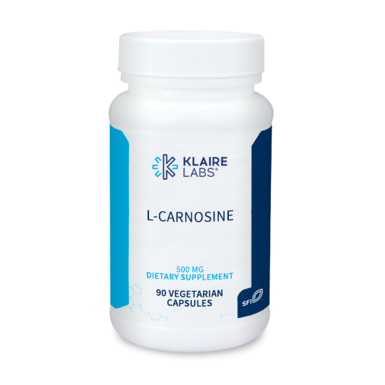 L-Carnosine 500mg 90 capsules Klaire Labs - Premium Vitamins & Supplements from Klair Labs - Just $64.99! Shop now at Nutrigeek