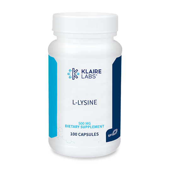 L-Lysine 100 capsules Klaire Labs - Premium Vitamins & Supplements from Klair Labs - Just $16.99! Shop now at Nutrigeek