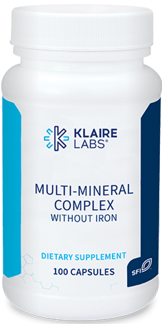 Multi-Mineral Complex w/o Iron 100 capsules Klaire Labs - Premium Vitamins & Supplements from Klair Labs - Just $24.99! Shop now at Nutrigeek