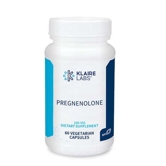 Pregnenolone 100mg 60 capsules Klaire Labs - Premium Vitamins & Supplements from Klair Labs - Just $34.99! Shop now at Nutrigeek