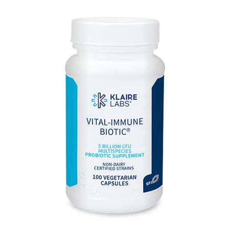 Vital-Immune Biotic® Probiotic 100 capsules Klaire Labs - Premium Vitamins & Supplements from Klair Labs - Just $25.99! Shop now at Nutrigeek