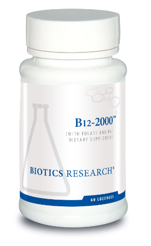 B12-2000™ 60 lozenge Biotics Research - Premium Vitamins & Supplements from Biotics Research - Just $15.00! Shop now at Nutrigeek