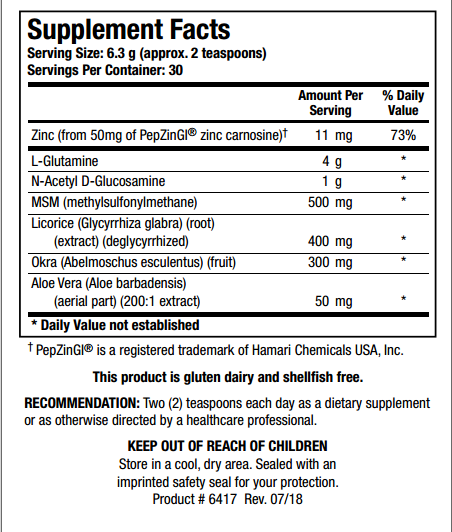 GI-Resolve® 189 g powder Biotics Research - Premium Vitamins & Supplements from Biotics Research - Just $65.00! Shop now at Nutrigeek