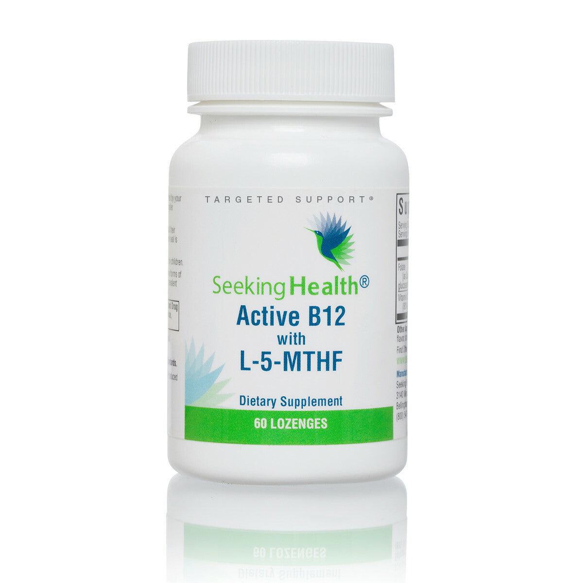 Active B12 with L-5-MTHF 60 Lozenges Seeking Health - Premium Vitamins & Supplements from Seeking Health - Just $21.99! Shop now at Nutrigeek