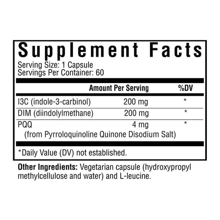 DIM + I3C 60 capsules Seeking Health - Premium Vitamins & Supplements from Seeking Health - Just $39.95! Shop now at Nutrigeek