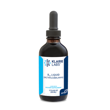 B12 Liquid (methylcobalamin) 1mg Klaire Labs - Premium Vitamins & Supplements from Klair Labs - Just $25.99! Shop now at Nutrigeek