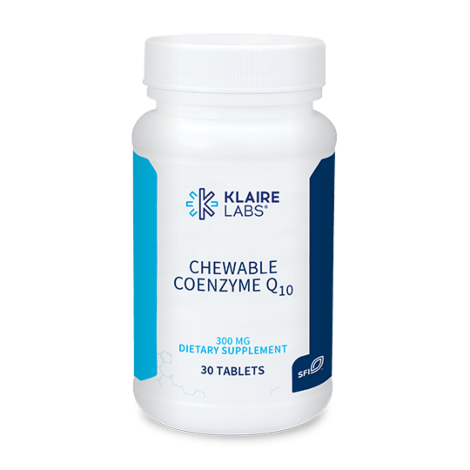 Chewable Co-Q10 300mg 30 tablets Klaire Labs - Premium Vitamins & Supplements from Klair Labs - Just $71.99! Shop now at Nutrigeek