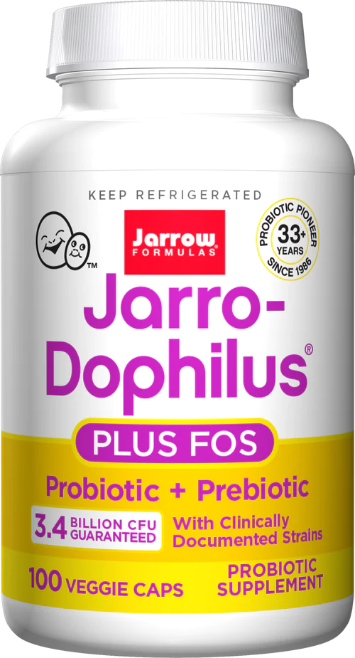 Jarro-Dophilus® + FOS 100 capsules Jarrow Formulas - Premium Vitamins & Supplements from Jarrow Formulas - Just $21.99! Shop now at Nutrigeek