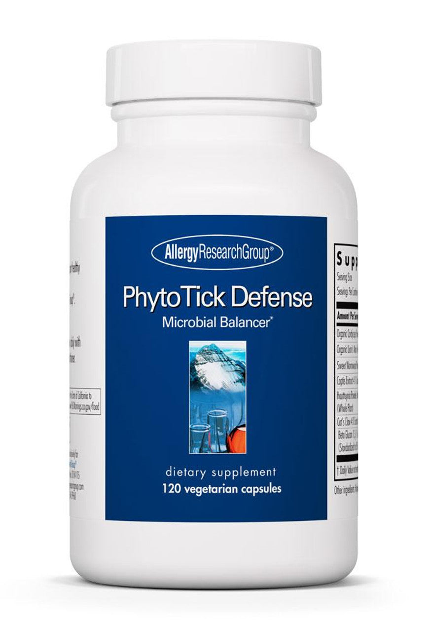 PhytoTick Defence Microbial Balancer 120 capsules Allergy Research Group - Premium Vitamins & Supplements from Allergy Research Group - Just $57.99! Shop now at Nutrigeek
