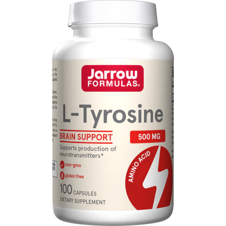 L-Tyrosine 500mg 100 capsules Jarrow Formulas - Premium Vitamins & Supplements from Jarrow Formulas - Just $17.49! Shop now at Nutrigeek