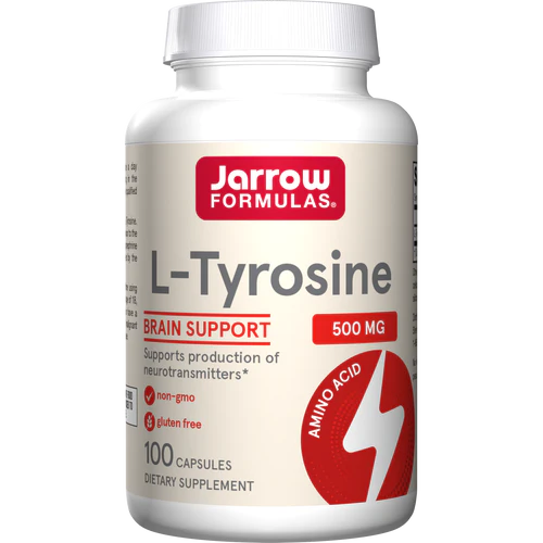 L-Tyrosine 500mg 100 capsules Jarrow Formulas - Premium Vitamins & Supplements from Jarrow Formulas - Just $17.49! Shop now at Nutrigeek